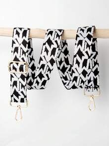 图案提花可拆卸可调节宽肩带，适用于包袋制作和改造、相机改造、乐器配件、斜挎包、手提包、旅行包、腰包、相机包替换肩带、旅行配件，适合作为男女礼物、周年纪念、生日、答谢礼物 - 彩色 - 查看 16