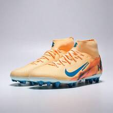 Nike 男士 ZM SUPERFLY 10 ACADEMY KM AG 高帮足球鞋 FQ8335-801 - 橘色 - 查看 5