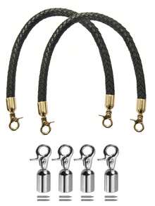 2条编织仿皮表带，配金色弹簧扣，可DIY手提包链条表带、腕带、礼盒装饰表带、便携钱包表带、编织工艺手提包手柄替换件、DIY手提包制作、送给爱人、亲戚、朋友、同学、同事、老师的礼物 - 彩色 - 查看 21