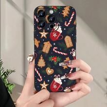 Popular And Stylish Christmas-Themed Phone Case, Compatible With For Iphone Models 16/15/14/13/12/11/XS/XR/X/7/8 Plus/Pro/Max/Mini - A  Design For Everyone, Making It An Ideal Present For Friends, Family, Or Partners.,Suitable For IPhone17 Air - 黑色 - 查看 2