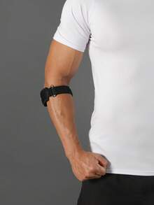 VBOSI 1 件装可调节网球肘带 – 男女通用，适用于高尔夫及其他运动的压缩支撑带 - 黑色 - 查看 7
