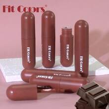 Fit Colors 单支装不粘杯巧克力唇彩，持久显色，易于涂抹，丝绒质地，防水唇釉 - 彩色 - 查看 6