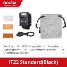 Godox IT20 IT22 C/N/S/F HSS TTL 2.4G Wireless Touch Screen Pocket Flash, Compatible With Canon, Nikon, Olympus And Cameras