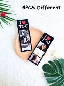 1/4/8 món phụ kiện chụp ảnh kỷ niệm "Anh yêu em" cá nhân hóa, trang trí đám cưới, quà cưới, đánh dấu sách, quà tặng ngày Valentine, ảnh đôi, quà tặng, đồ trang trí, quà tặng Lễ Tạ ơn, quà tặng năm mới, trang trí tiệc, in ấn phụ kiện chụp ảnh theo yêu cầu. - Nhiều màu (Thông thường) - Xem 14