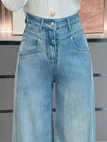 Women Jeans - Light Blue - View 2