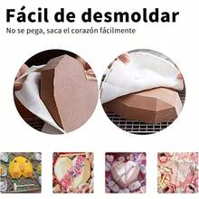 Luvan Set de 76 Moldes de Silicona para Chocolate, Kit de Repostería Flexible Antiadherente, para Chocolate,Caramelos, Postres y Manualidades, Sin BPA, Apto para Microondas, Horno y Lavavajillas - blanco - Ver 8