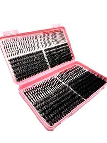 Large Capacity Eyelash Book 776 Pcs Mange Lashes With Spiky Effect Fairy Lashes Anime Eyelashes And 50D 60D 80D100D Fluffy Wispy Soft Lashes 6 Styles Lash Clusters Spike Lashes Individual Lash Clusters, Multi-Type Natural Look,Lashes Clusters Lashes Dramatic Look DIY Your Lashes In Your Way At Homelash Clusters,Eyelash Clusters,Individual Eyelashes,Lashes,Fake Lashes - màu đen - Xem 7