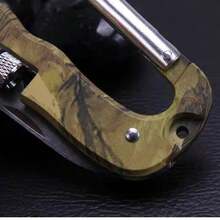 NAVAJA mosquetón multiherramienta,llavero mosquetón,NAVAJA DE BOLSA PLEGABLE, - #OJOS24-1003 - Ver 6