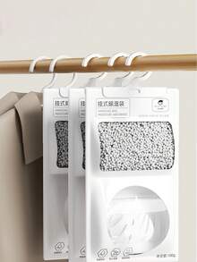1/3/5个装衣柜挂式除湿袋，衣柜除湿袋，吸湿袋，适用于衣柜、穹顶、浴室、地下室、储物空间，吸附异味，防霉防潮，通用设计。春夏必备，伴娘礼物，房间、卧室装饰，海滩、旅行，男女皆宜，度假必备。 - 彩色 - 查看 4
