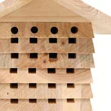vidaXL Bienenhotel Tanne Massivholz 22x20x20 Cm - Giallo - Visualizzare 6