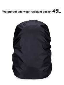 1件/2件装防水背包防雨罩，适用于户外旅行和运动 - 35升，防尘便携，耐磨防尘罩，适用于徒步露营背包 - 防雨、防尘、防刮擦