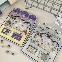 1pc Love And Deepspace - Acrylic Shaker Desk Decor - High Transparency Material High Definition Printing - Bedside Desk Decoration - Desk Collection Ornament - Anime Desk Accessory - Versatile Decorative Item - Shaking Gacha Machine - Anime Merchandise - Multicolor - View 5