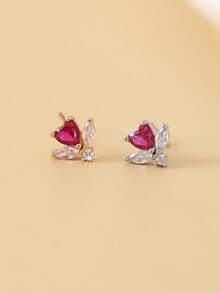 Piercing de Nariz em Formato de Coração (1 unidade), Novo Piercing de Nariz, Acessório Fofo para o Nariz, Presente Ideal para o Dia a Dia e Ocasiões Especiais para Mulheres