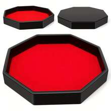 1 pieza Bandeja de accesorios de juego de escritorio octagonal, puede almacenar dados y otras piezas de juego, también es adecuada para organizar joyas, llaves y otros artículos pequeños, aplicable para juegos en el hogar y organización diaria del escritorio