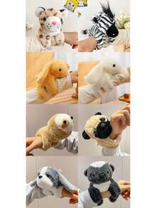 Boneka Hewan Lucu Termasuk Gajah, Kelinci, Kukang, Rakun, dan Unicorn, Dengan Cincin Tepuk Tangan, Desain Kreatif untuk Dipakai di Pergelangan Tangan, Hadiah Natal dan Tahun Baru yang Unik untuk Teman, Boneka, Natal, Boneka Hewan Lucu - MultiWarna - View 10