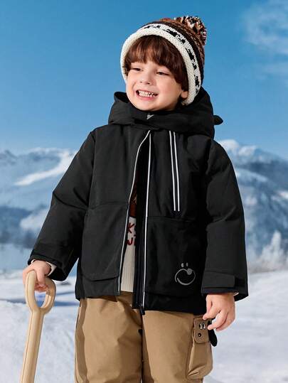 Balabala Jaqueta infantil unissex BalaOne, grossa e aconchegante, ideal para o inverno de 2025.