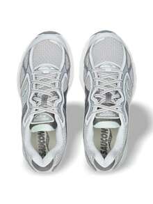 Saucony 女士跑步鞋 透气吸汗速干 弹性好 多功能 户外 学校 灰色 S60936-6 - 灰色 - 查看 4