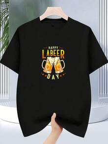 Funny Labor Day T-Shirt - Black - View 7