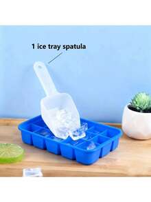 2pcs Small Square 160 Grid Silicone Ice Cube Tray, With Good Cold Resistance And Durability, Ice Mold, Pudding Mold, Suitable For Home, Bar, And Other Places, Easy To Use, .Back-To-School Season, Party And Holiday Essentials, Summer Necessities, Wedding Decorations, Christmas Decorations, Birthday Decorations, Birthday Gifts, Christmas Table Decorations, Christmas Celebrations, Holiday Decorations, - Multicolor - View 12