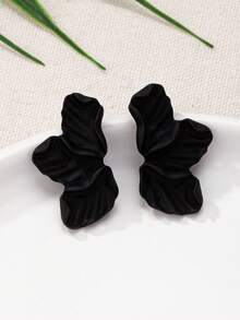 1對時尚流行的花卉元素旅遊渡假風格宴會派對戶外運動啞光耳環