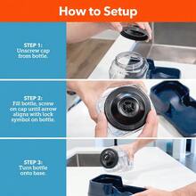 Great Value Shopping, Holiday Promotions--Vibrant Life 0.4 Gallons Gravity Pet Waterer (Navy), Extra Small Size For Small Dogs/Cats, Automatic Water Supply, Perfect For Busy Pet Owners - 0.5加侖 - 查看 8