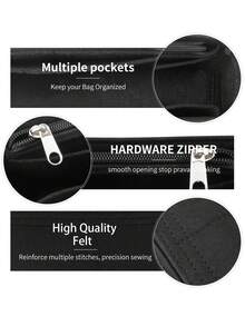 毛毡袋收纳袋，适用于小型手提包，方便收纳整理，带内袋衬里 - 迷你尺寸