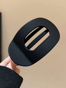 4 pezzi/1 pezzo Fermagli per capelli in plastica leggera da donna da 9,4 cm/3,7 pollici, colori nero, bianco, cachi, marrone. Fermagli per capelli eleganti, semplici e di alta qualità, adatti per uscite quotidiane, casual, feste, spiaggia, pendolarismo, vacanze, acconciature, lavaggio del viso, bagno, trucco, accessori per outfit, accessori per capelli