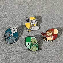 Warner Bros 1/4 Pcs Cartoon Brooch Set Creative  Shaped Enamel Pin Metal Badge Jewelry Clothing Backpack Accessories Gifts - One Size - View 8