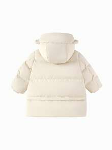 Balabala Chaqueta gruesa de plumón para niños, abrigo con capucha cálido de invierno 2025