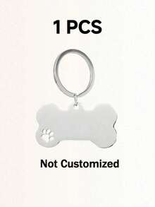 Ayotu Llavero personalizado anti-pérdida para gatos y perros, decoración de llavero, colgante anti-pérdida para mochila, etiqueta de identificación personalizada para perros, etiqueta de identificación personalizada para gatos, etiqueta de nombre de teléfono grabada personalizada, etiqueta de identificación para gatos - Multicolor - Ver 21