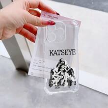 Funda para Teléfono Hot Music K-KATSEYE Compatible con for  17, 16E, 16, 15, 14, 13, 12, 11 Mini Pro Max Air X XR XSMAX 8 7 Plus, Antigolpes, Trasera Suave Transparente, Katseye, Fundas para Teléfono, Funda Práctica - transparente - Ver 7