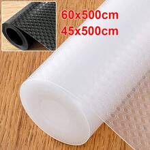 Non-Slip Draw Mat Shelf Liner Storage Pad Kitchen Cabinet Cupboard Drawer Mat - Hitam - View 7