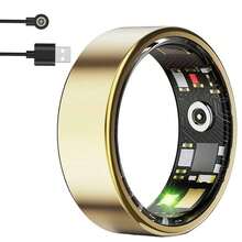 1个智能戒指 - 健康与健身追踪器，具备卡路里/心率/血氧/血压/睡眠监测功能，IP68防水计步器，内置手势滑动视频功能，佩戴舒适，快速双击切换视频，完美的圣诞节和生日礼物（15/20mAh可充电电池） - YJH-TK5 - 查看 12