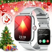 SmartWatch Hot 1PC Upgraded Smartwatch, Ladies' Watch, With Strap, Supports Wireless Calls, Step Counting, Calorie Counting, Distance Tracking, Multiple Sports Modes, Alarm Reminder, Multi-Functional Smartwatch For Men, Compatible With Smartphones, Halloween And Christmas Gifts