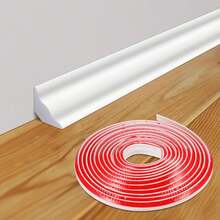 1pc 2m/39.37in Self-Adhesive Wall Corner Trim Molding, Ceiling Baseboard Edge Decorative Strip, DIY Home Decor - Multicolor - View 14