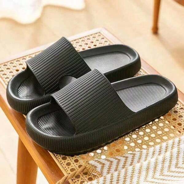 Comfortable Slippers For Women, Summer Outdoor/Indoor House Bathroom Non-Slip Durable Couple Home Slippers, Men Sandals