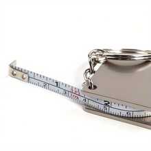 Custom-Designed Metal Tape Measure With Name Markings, Square Steel Ruler, Keychain, Creative Industrial Precision Stainless Steel Telescopic Tape Measure With Keychain - 0.01 Accuracy, 1M/39.37IN/1.2M/47.24IN/1.5M/59.1IN/Three Sizes To Choose From. A Helpful Tool And Assistant, Convenient And Easy To Use, Suitable For Engineers, Technicians, Carpenters, And All Kinds Of Trades. A Perfect Gift For Fathers Or Boyfriends. - Silver - View 7