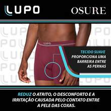 Kit Of 6 Lupo Men's Microfiber Seamless Boxer Briefs, Original Size 436 - 黑色,海軍藍和酒紅色 - 查看 3