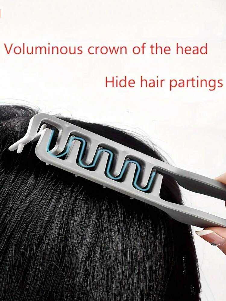 1 lược tạo kiểu tóc răng cưa mềm mại - Thích hợp để nâng chân tóc và tán đều tóc, Thiết kế răng cưa mịn phù hợp với mọi loại tóc (Thẳng/Lượn sóng/Xoăn), Tay cầm chống trượt, Lý tưởng để tạo kiểu tóc mái và trang điểm hàng ngày - Lược tạo kiểu tóc có kết cấu sử dụng kép tại salon và tại nhà, Phù hợp với mọi loại tóc, Dụng cụ tạo kiểu & Quà tặng ngày lễ, Tăng độ phồng, Tạo kiểu tóc liền mạch, Vẻ ngoài tối giản, Cấu trúc bền bỉ - Nhiều màu - Xem 2