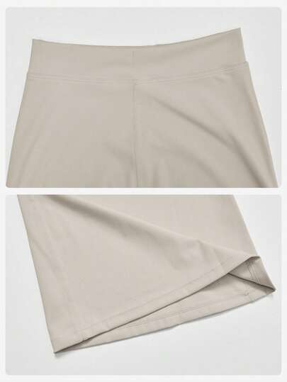 MFVIM Sports Set, Deep Neck Padded Wireless BH High Waist Flared Stretchy Pants, Slimming Wide Leg, Yoga, Pilates, Running, Com Tafel Skin Friendly Wear view 10