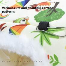 1个大容量鸟巢/鹦鹉巢，温暖隔热，适合鹦鹉过冬，易于拆卸和清洁，适合小型宠物 - 綠色 - 查看 11