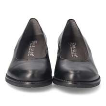 Pitillos Zapato salón piel confort mujer, Zapatos formales tacón ancho de 5 cm para mujer, Zapatos para eventos de piel - Modelo 104 - Negro - ✅ Entrega 24/72h a España (península) - Negro - Ver 5