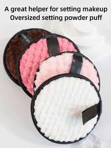 Random Color Extra Large Makeup Sponge, Dual Use For Makeup Application And Makeup Removal,Cheap,Stocking Stuffers,Makeup,Makeup Tools,Cheap Stuff,Gifts,Gifts For Women,Christmas Gifts - Multicolor - View 4