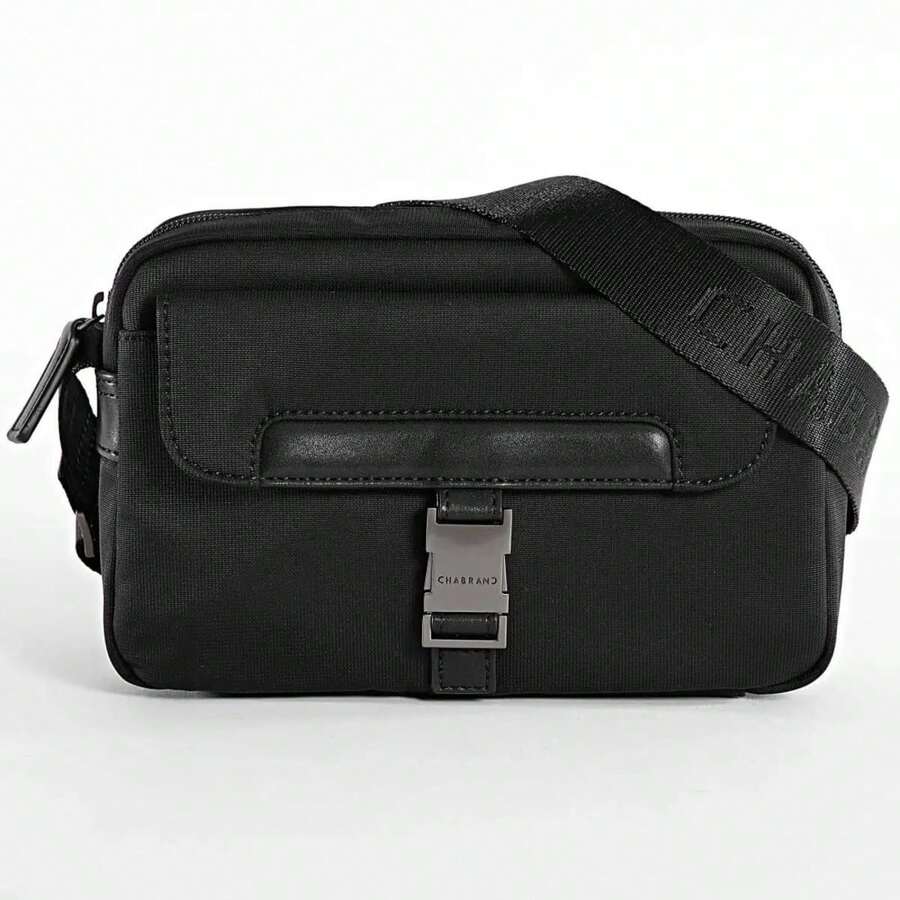 Men Crossbody Bags - Black - View 1