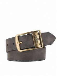 1pc Unisex Classic Buckle PU Leather Belt, Suitable For Casual, Business, Gift-Giving Old Money Vintage Autumn/Fall Urban Outfit Classic Christmas Winter Fashion Daily Men Boyfriend Gift - Multicolor 369 - View 30