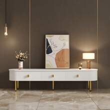 White + MDF + 60-69 Inches