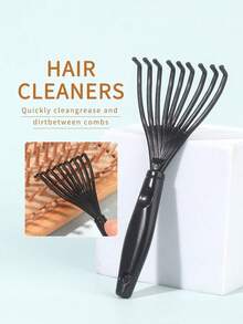 1pc Unisex Hair Brush/Beard Brush - Fragrance-Free, Professional Styling Comb, Suitable For Thick/Thin Hair, Can Clean Ombre Hair And Trimmers, Create Smooth Styles, Wooden Comb, Suitable As Christmas Gift, Valentine's Day Gift, Christmas Stocking Stuffer, Personalized Gift Or Christmas Present. - Multicolor - View 8