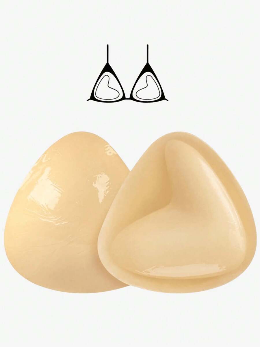 Double-Sided Adhesive Bra Pads, Waterproof Adhesive Bra Cups, Lift-Up Adhesive Bra Pads, Suitable For Bra Lining, Bust Enhancement Products