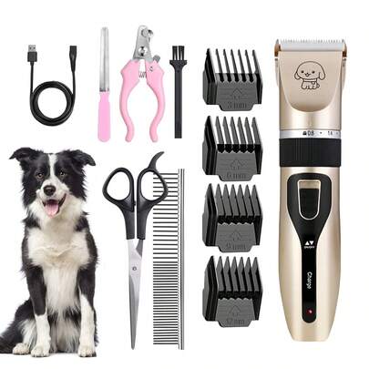 11 piezas kits de aseo para mascotas, sets de recortadoras de pelo, herramientas para el cuidado diario de mascotas, aptos para perros, gatos y otras mascotas.