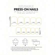 24PCS Press-On Gradient Diamond-Studded Ballet Nails Extension - Chic European-Style Full Cover Reusable Nail Tips, Long False Nails With Sparkle-Enhancing Shiny Rhinestones, Beginner-Friendly Fashion Nail Art For Girls' Night, Casual Trips & Everyday Wear, Easy Application Glitter Decor Manicure Accessories For Women - Xanh đậm - Xem 4